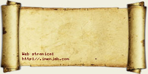 Hana Bakić vizit kartica